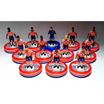 Subbuteo Andrew Table Soccer USA World Cup 2026 Team on WSB Professional bases 